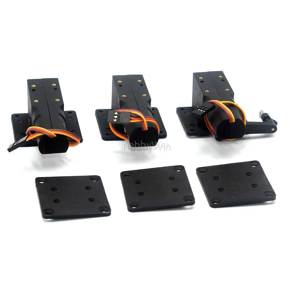 55G Electric Retract Landing Gear Set 5mm fix shaft RC Model Airplane Warbird - Image 3 of 4