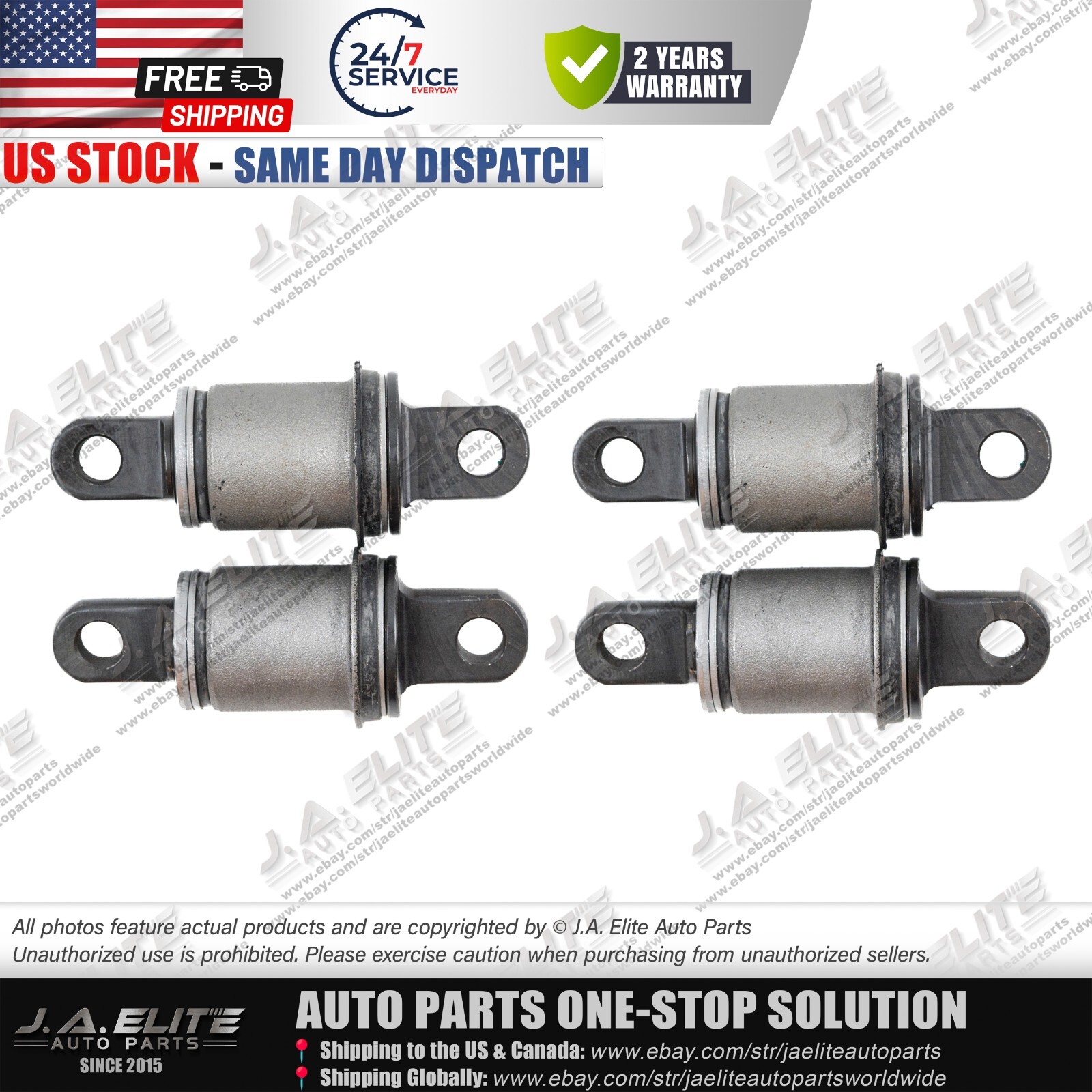 4pcs Front or Rear Upper Control Arm Bushing for Ferrari 430 599 360 612, 209167