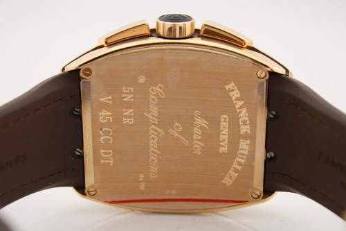 Franck Muller Vanguard Chronograph Automatic 45mm 18k Rose Gold Men's V 45 CC DT - Picture 10 of 12