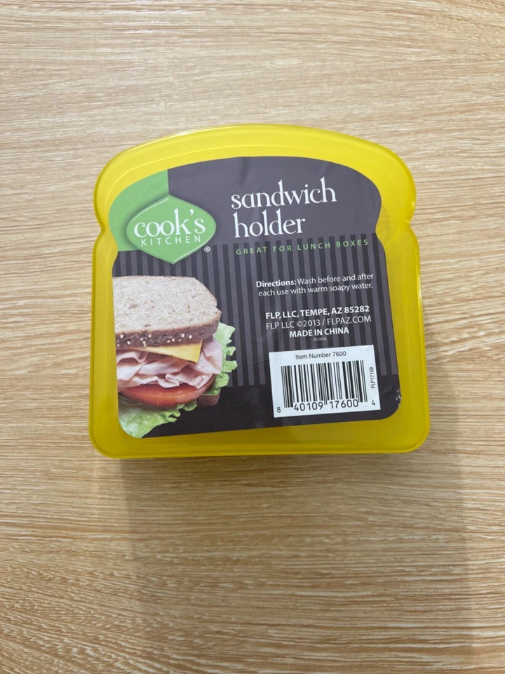 Cook’s Kitchen Sandwich Holder Lunch Packer Lot Of Three  - Image 2 of 4