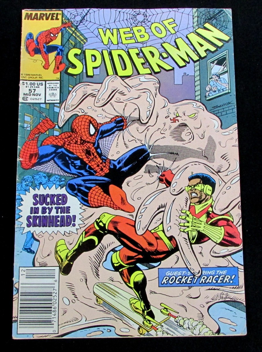 Vintage Marvel Comic Book The Web of Spider-Man Vol 1 No 57 Mid