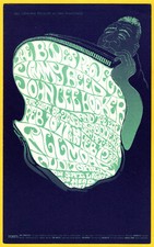 The BLueS Project  John LEE HOOker BG49 BiLL Graham FiLLmore 1967 PoStcard