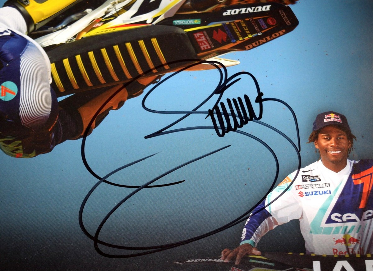 James Stewart Signed Yoshimura Suzuki Poster Bubba - SX MX | eBay