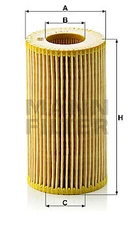 MANN FILTER HU 718/1 N OIL FILTER FOR OPEL SAAB VAUXHALL