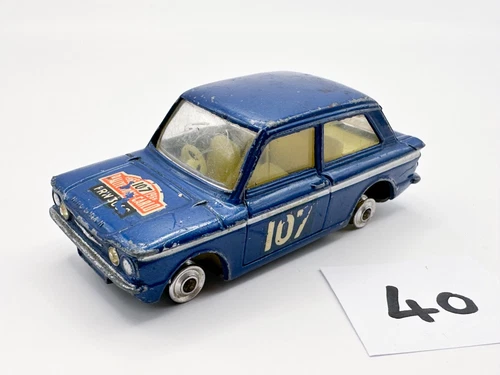 RARE VINTAGE CORGI TOYS # 328 HILLMAN IMP 1966 MONTE CARLO RALLYE DIECAST CAR