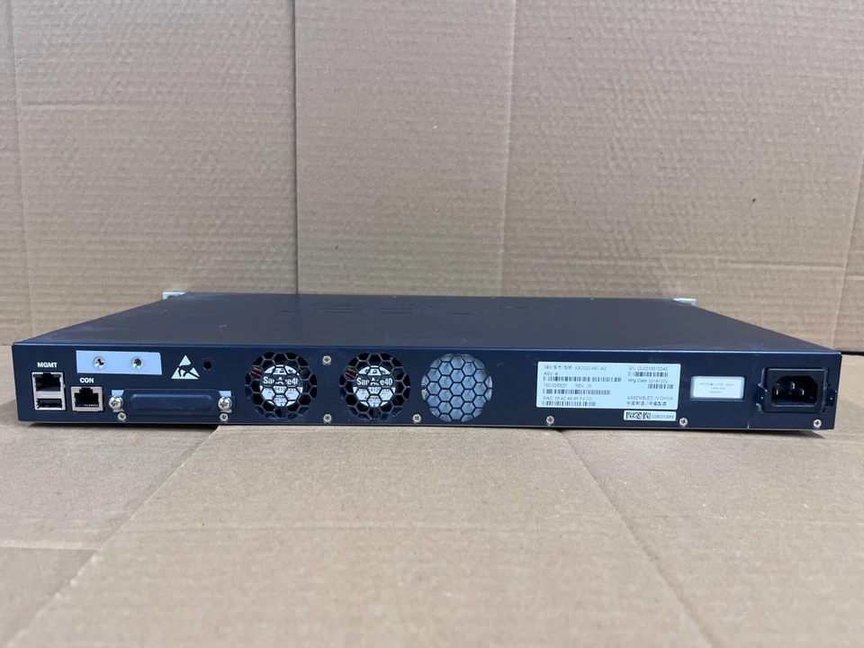 Juniper EX2200-48T-4G 48 Port 10/100/1000Base-T L3 Switch w/ Ears | 4x SFP 10Gb - Image 4 of 4