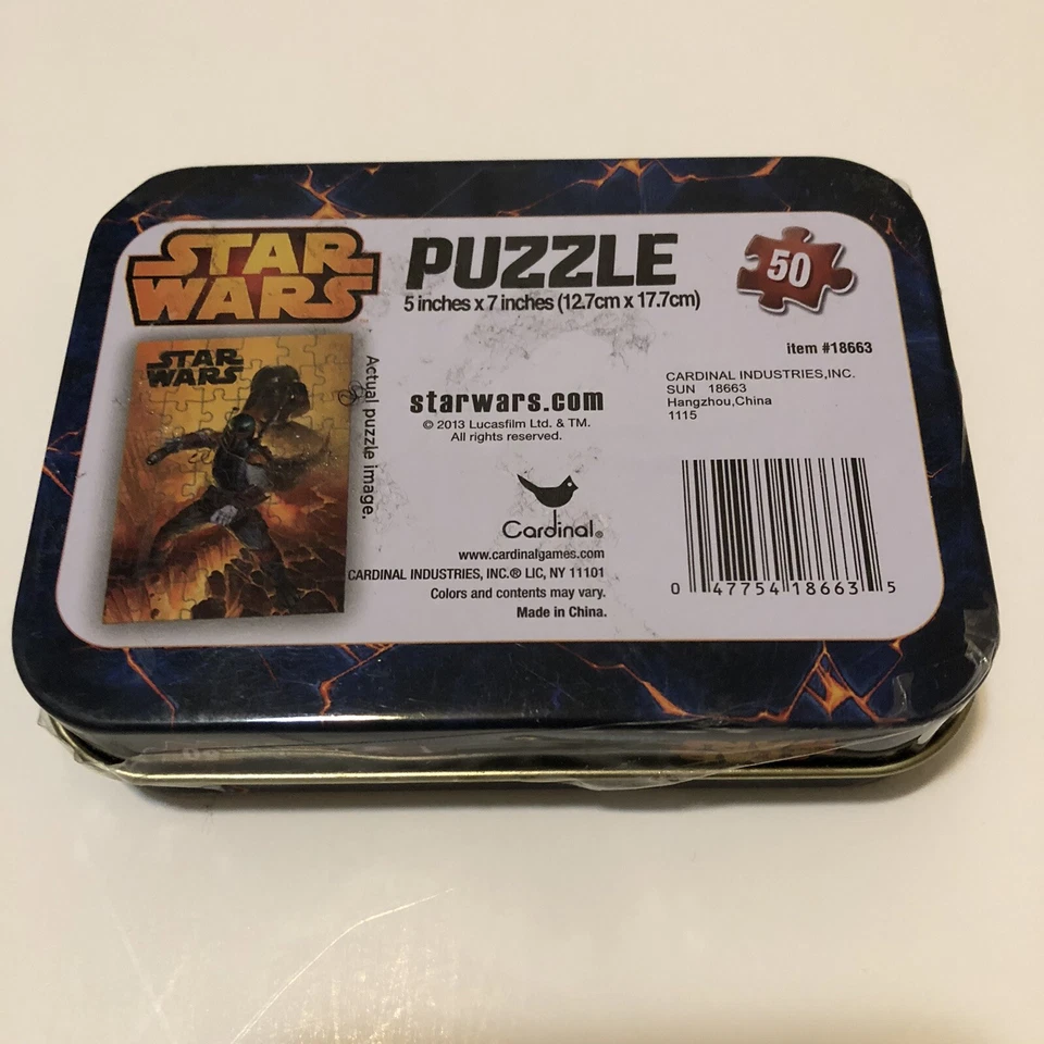 Rompecabezas Star Wars 50 piezas DC Comics 5x7 pulgadas Foto 2 de 2