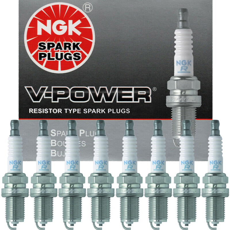 Genuine NGK V-Power Spark Plugs BKR6E / 6962 Set of 8