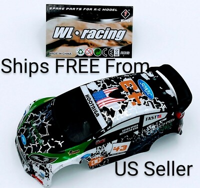WLtoys K989 RC Rally Car Body Shell Canopy K989 55 Ships