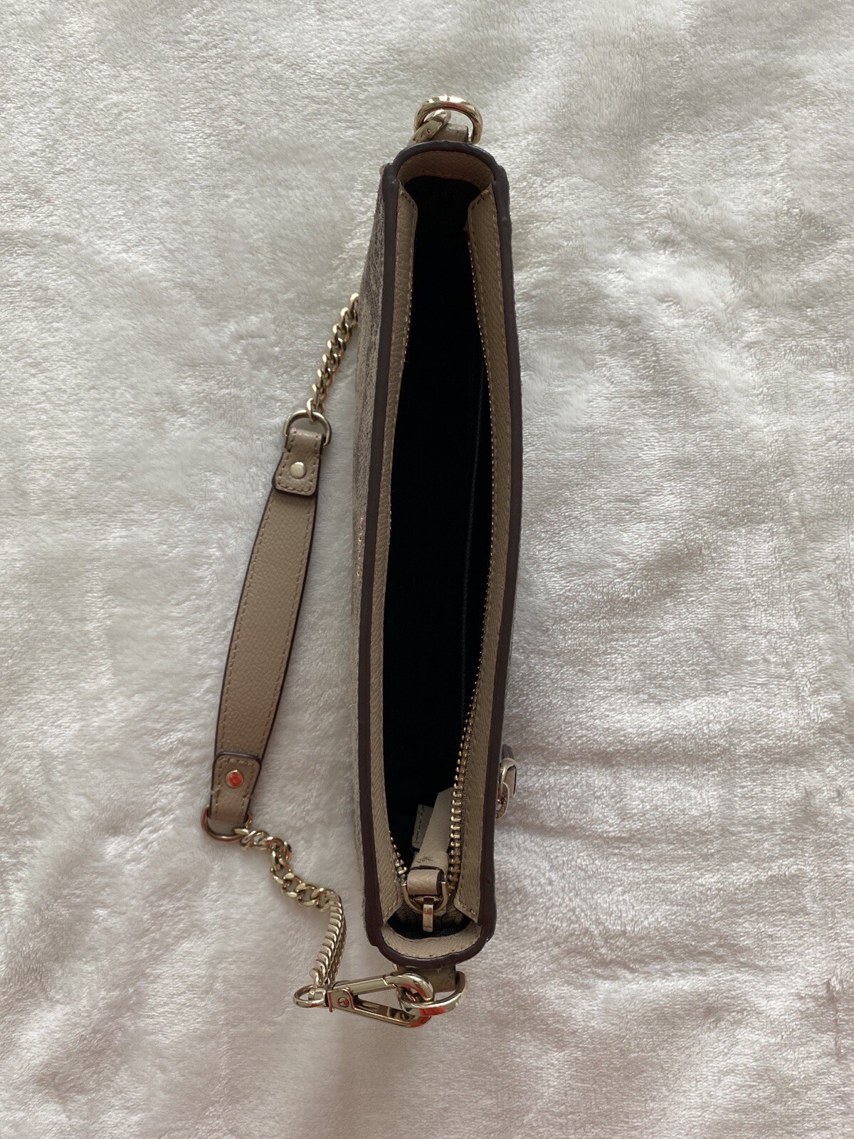 DKNY Faux Python Snakeskin Crossbody Convertible … - image 6