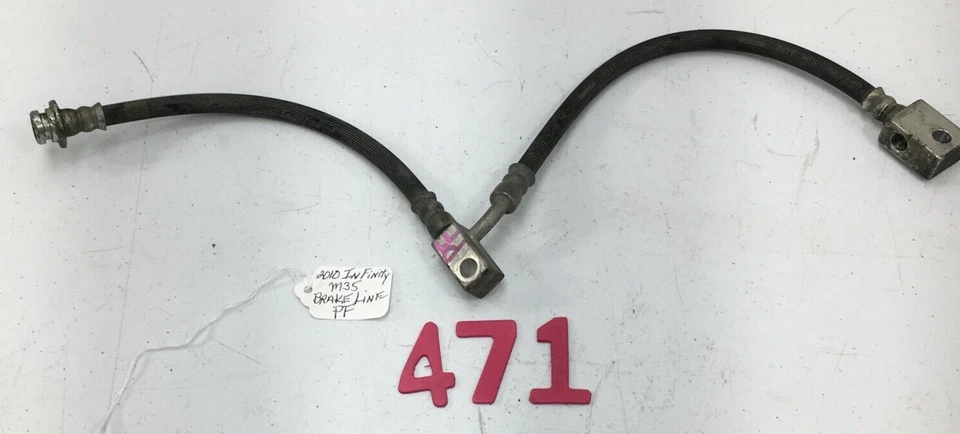 Manguera de freno delantera derecha para pasajero Infiniti M35 06-10 OEM Foto 2 de 4