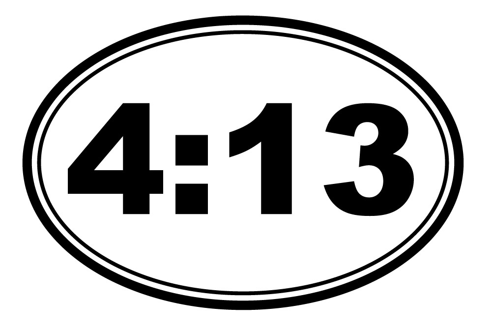 Philippians 4:13 Vinyl Decal Sticker Bible Verse Shaped Religious  