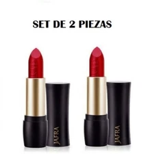 Jafra Love & Kisses Iconic Full Coverage Lipstick - Scarlet .14 oz. SET 2 PIEZAS