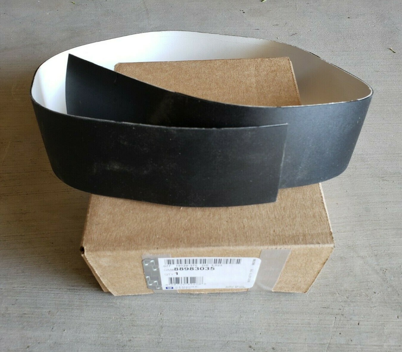 NEW 1970Up GM Fuel Tank Strap Insulator Pad, (1) Anti Squeak Strip