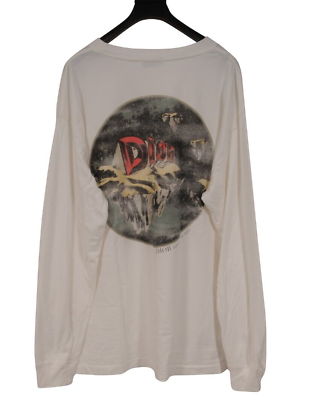 Dior Mens Astero Long Sleeve T Shirt Size Large White Red Dior Mens Astero Long Sleeve T Shirt Size Large White Red