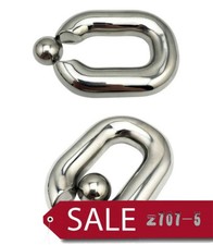 Scrotum Pendant Ball Stretchers Peni Restraint Stainless Steel Lock Ring Device