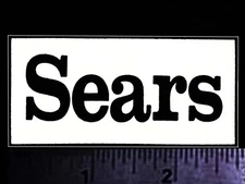 SEARS - Original Vintage 60's 70's Racing Decal/Sticker Craftsman Tools