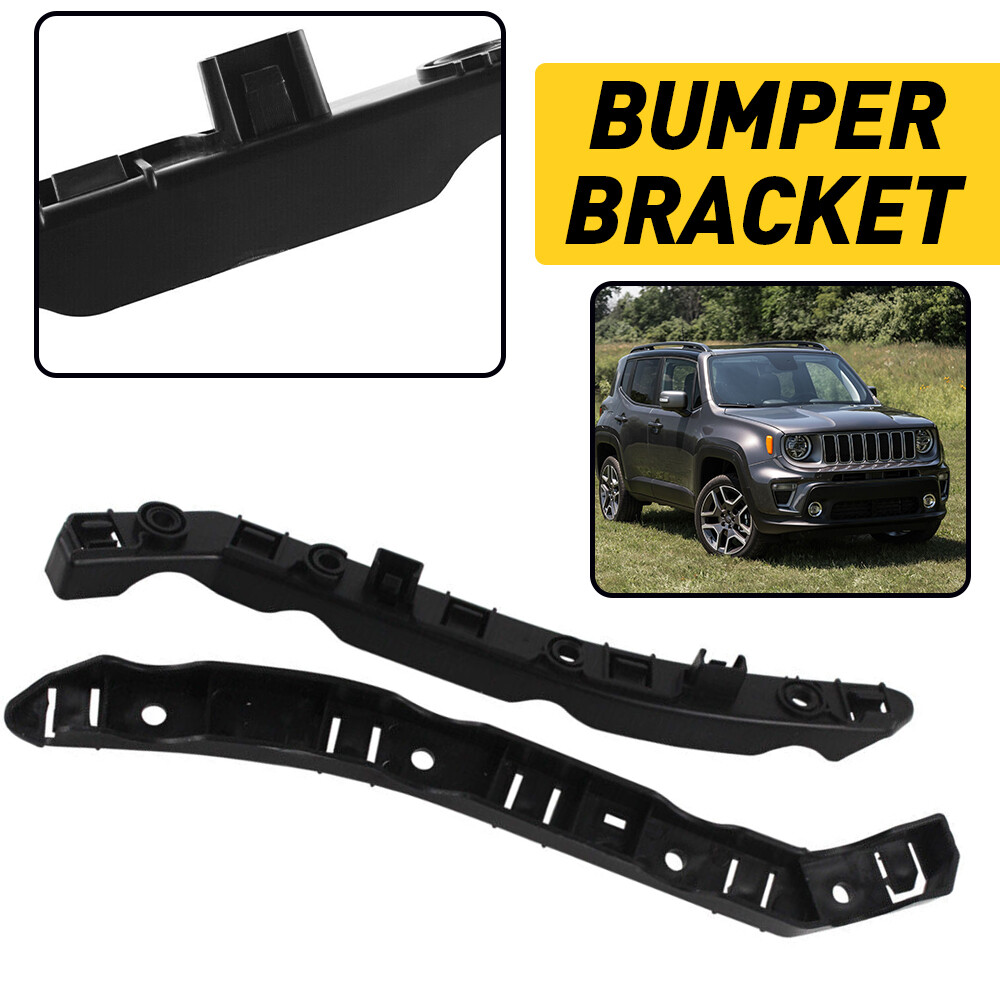 2* For 2015-2023 Renegade Jeep Right+Left Side Front Bumper Brackets Accessories