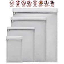 Fireproof Waterproof Faraday Bag RFID Signal Block Pouch Anti-Radiation Case