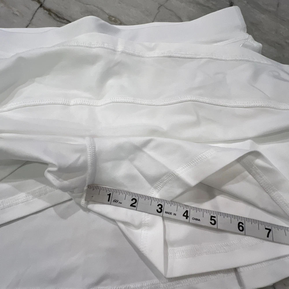 Golf/Tennis Skirt/Skort Sofibella 13" Women's Large White Slimming $70 NWT