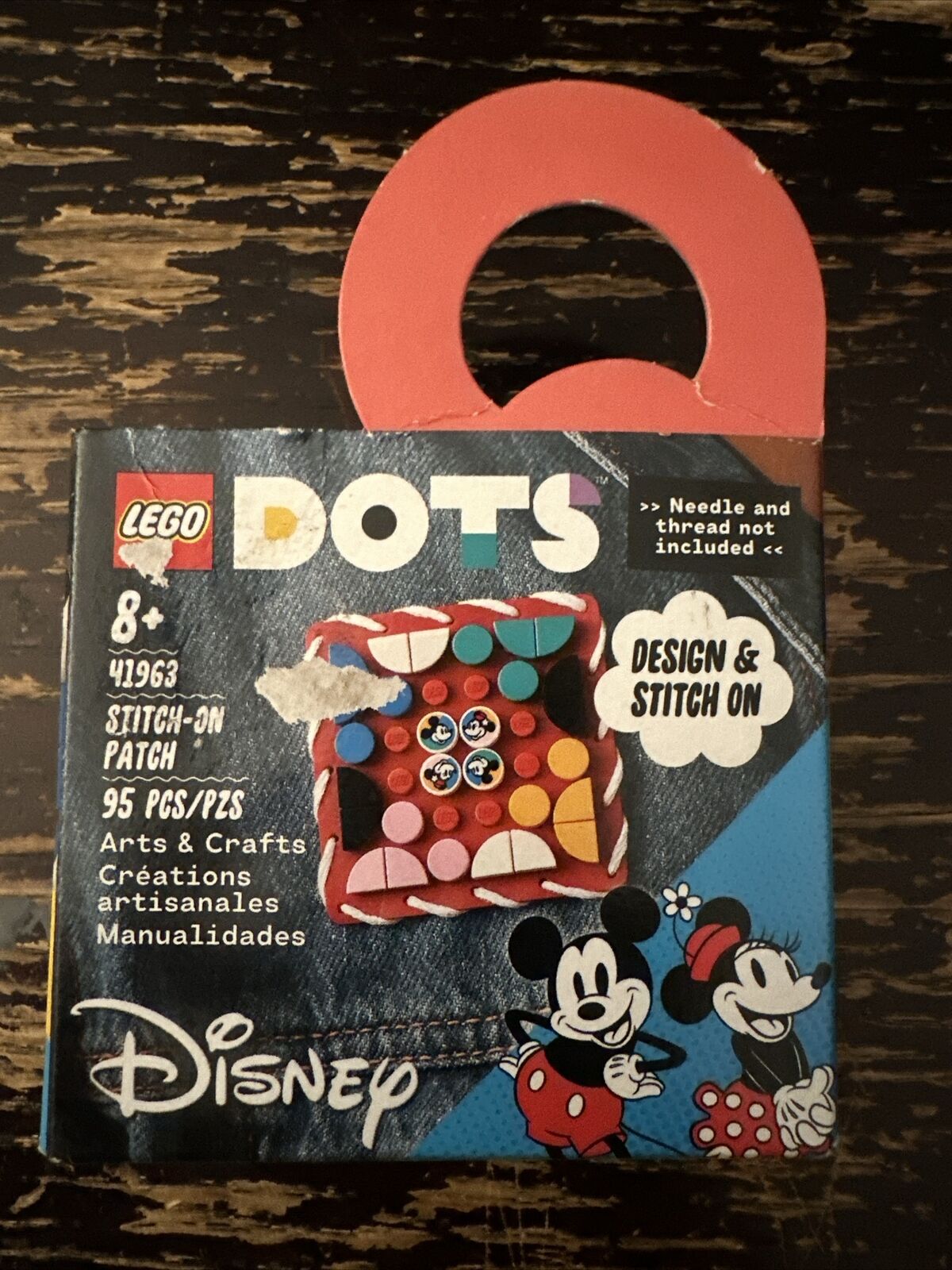 LEGO DOTS Disney Mickey and Minnie Mouse Design and Stitch on Patch 41963 Craft