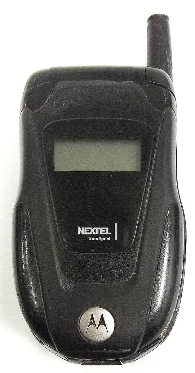 Motorola i series ic502 - Black ( Nextel ) Rare iDEN PTT Flip