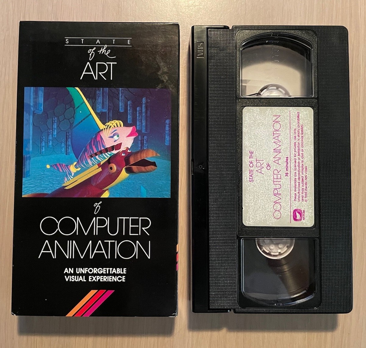 Rare 1988 VHS, State of the Art of Computer Animation, Pacific