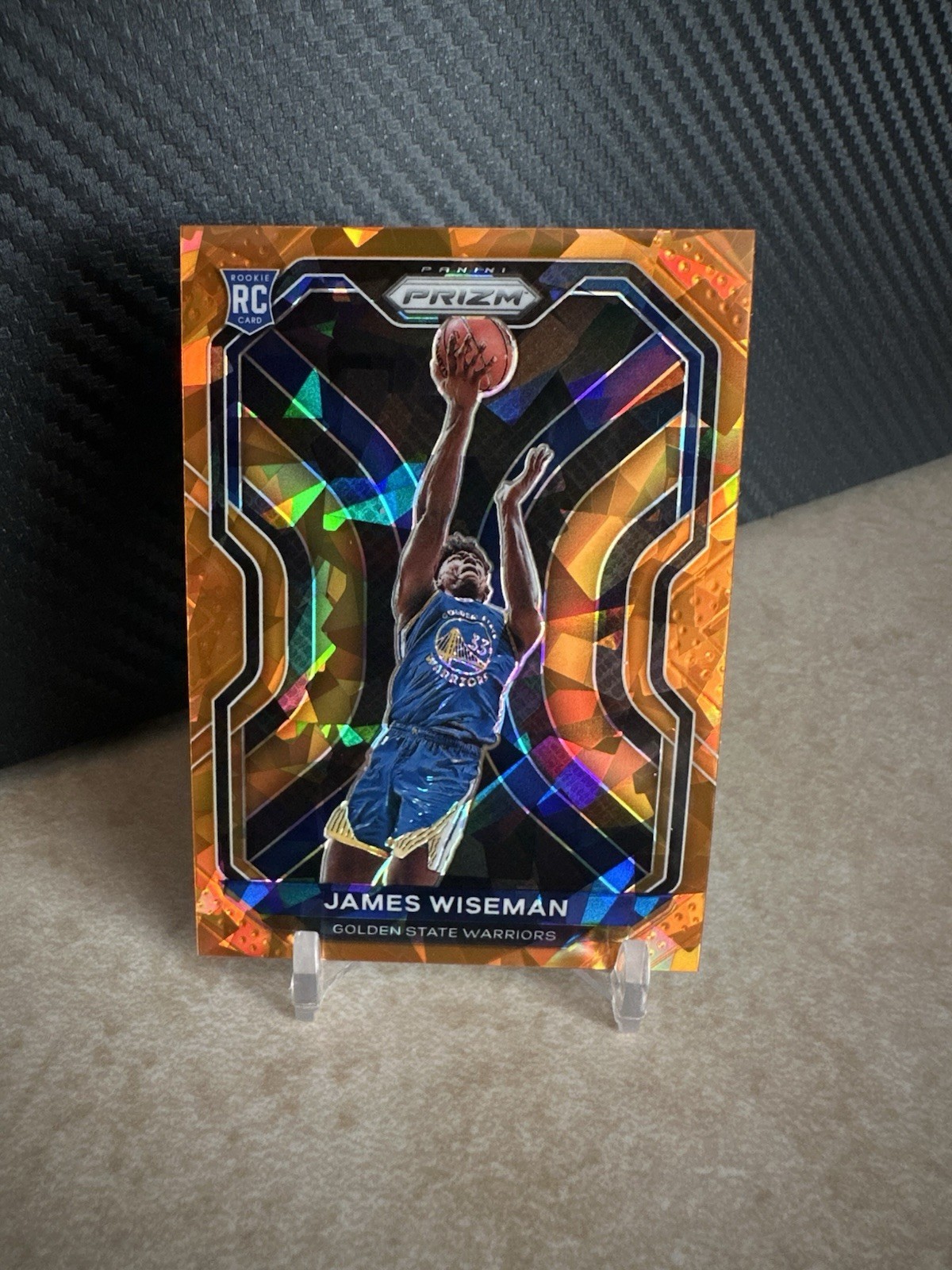 2020-21 Panini Prizm - James Wiseman #268 Orange Ice Prizm (RC)