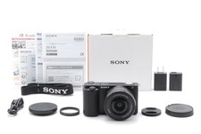 Sony Alpha ZV-E10 APS-C Mirrorless Vlog Camera 16-50mm Lens Black English OK