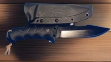 High Quality BUSHCRAFTER FIXED BLADE WITH CARBON FIBER SCABBARD 