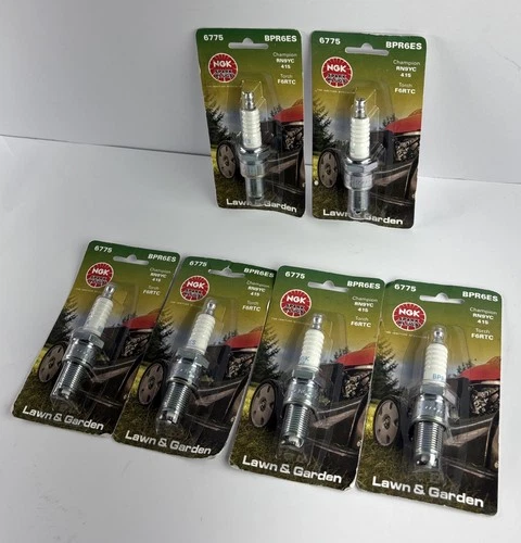 6x Pcs NGK Spark Plugs 6775 Lawn&Garden BPR6ES