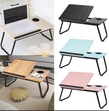 Adjustable Tilting Laptop Desk  Bed Sofa Folding Writing Notepad Breakfast Tray