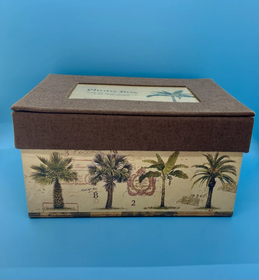 Caja de almacenamiento de fotos Tri-Coastal Design Keepsake 4x6 con 8 tarjetas de archivo, tiene capacidad para 750 Foto 2 de 4