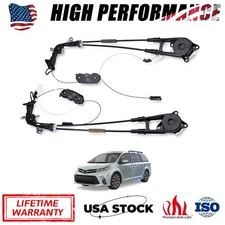 For 2011-2020 Toyota Sienna Pair Power Sliding Door Cable Assembly Left & Right