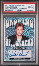Emilio Estevez 2022 Leaf Metal Pop Century AUTO #3/12 Silver Mojo PSA 10