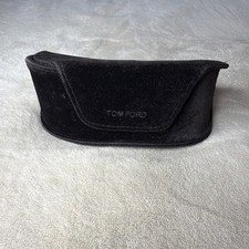 TOM FORD Sunglasses Case Only Dark Brown Velvet Magnetic Closure
