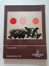 Christie's Auction Catalog 1984 Contemporary Art Chia Marisol Wesselmann Rothko