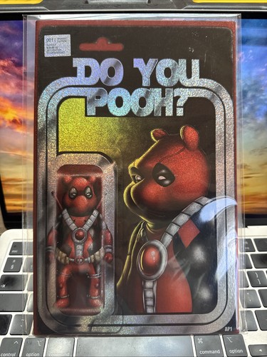 🔥 DO YOU POOH 1 DEADPOOH ACTION FIGURE VARIANT PIXEL FOIL SMZ COMICS AP1 RARE