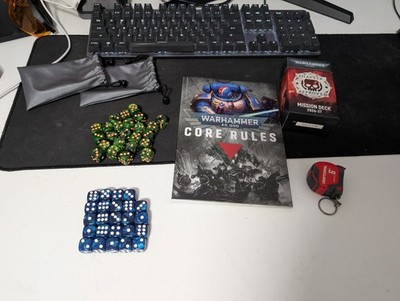 Warhammer 40k 11th Edition Core Rules And Mission Decks Bundle + Extras