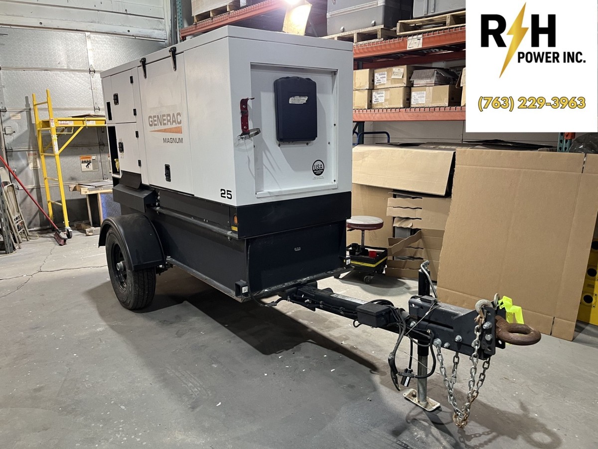 25kVA 2018 Generac MMG25IF4 Mobile Diesel Generator S/N