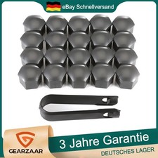 17mm Radschrauben Radmuttern Bolzen FÜR Skoda Abdeckungen Bolzen Kappen Set