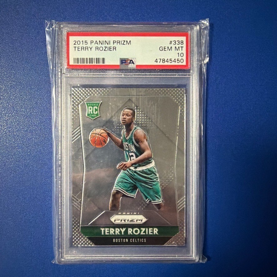 2015-16 PANINI PRIZM ROOKIES TERRY ROZIER #338 RC PSA 10