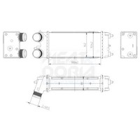 LadeluftküHler FüR Ford Tourneo Courier Transit 14-23 1882817