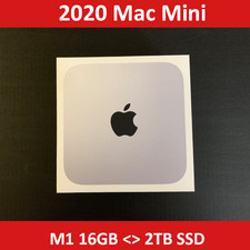 2020 Mac Mini M1  16GB RAM   2TB SSD   10G Ethernet Port