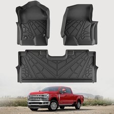 Floor Mats Fit 2017-2025 Ford F250/F350/F450 SuperDuty CrewCab