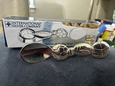 International Silver Company Jr. Varsity Infant Bent Handle Feeding Spoon W/box