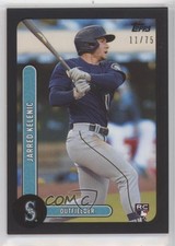 2021 Topps Brooklyn Collection Black 11/75 Jarred Kelenic #2 nf5