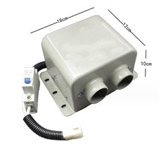 Riscaldatore Auto Compatto e Potente 12V24V con Abilità Demister e Sbrinatore