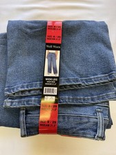Well Worn Women's Wide Leg High Rise Jeans, Blue, Size 8/29