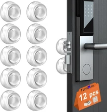 12 Pack Door Knob Wall Protectors Self Adhesive Wall Guards Door Stoppers